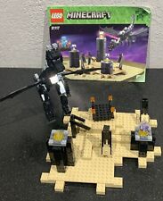 LEGO Minecraft #21117 The Ender Dragon 100% Complete w/Manual Minifigs &  Box