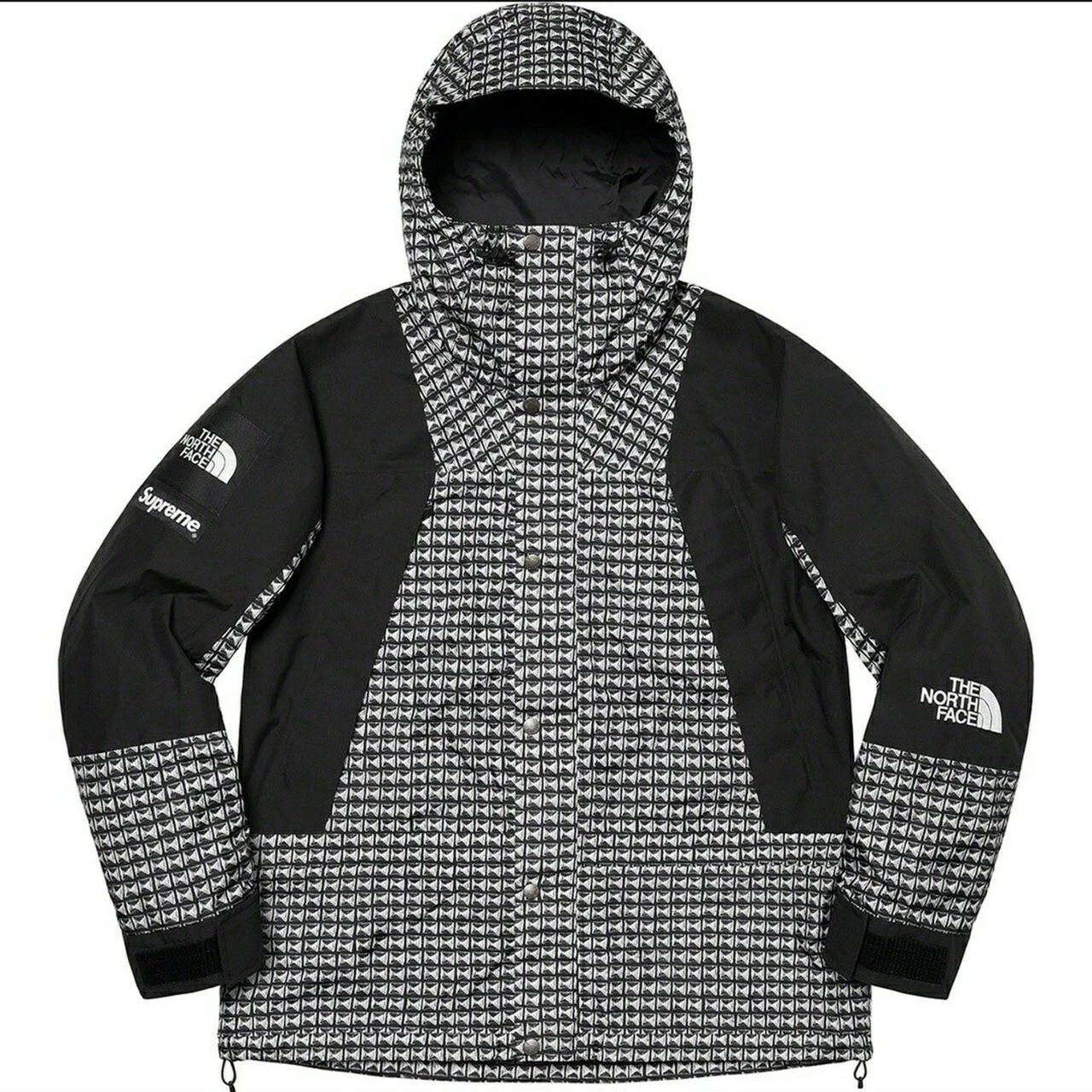 Veste cloutée lumière de montagne Supreme x The North Face TNF taille moyenne 