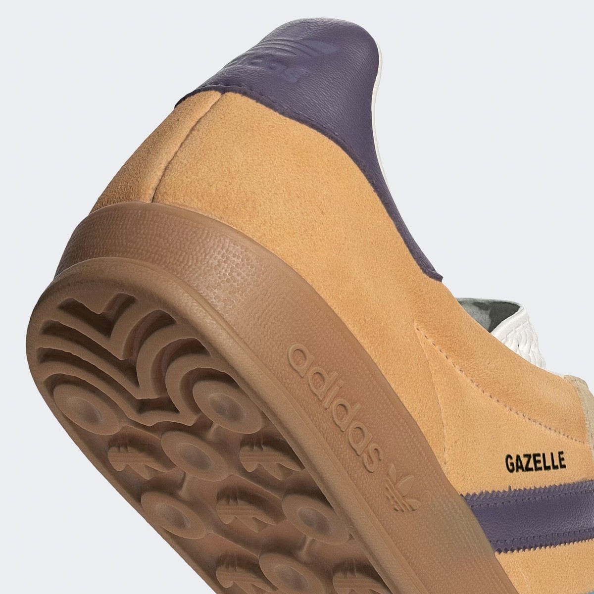 Size 7 - adidas Gazelle Indoor Glow Orange Shadow Violet for