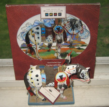 Trail of Painted Ponies- Gorgeous -Horse  Sun Catcher " War Pony" Retired