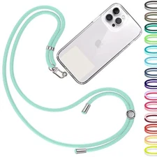 Cell Phone Lanyard Green Water - Comfortable Universal Smartphone Lanyard - E...
