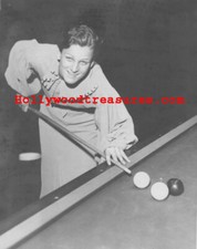 Babe Didrikson~Gay Icon~Lesbian Int~Playing Pool~Billiards~Shooting Pool~Photo