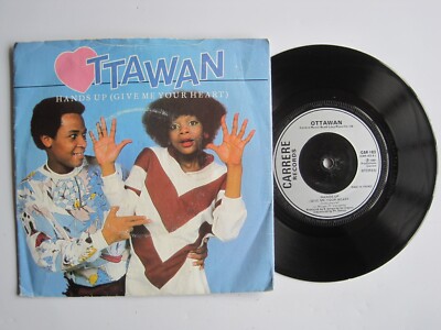 OTTAWAN - HANDS UP (GIVE ME YOUR HEART) - 7'' 45 rpm vinyl record