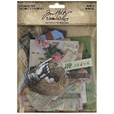Tim Holtz ~ EPHEMERA PACK ~ Memoir~ Idea-ology 