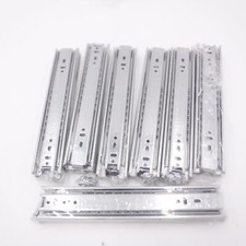 7 Pairs 10" Full Extension Ball Bearing Drawer Slides H45-250mm