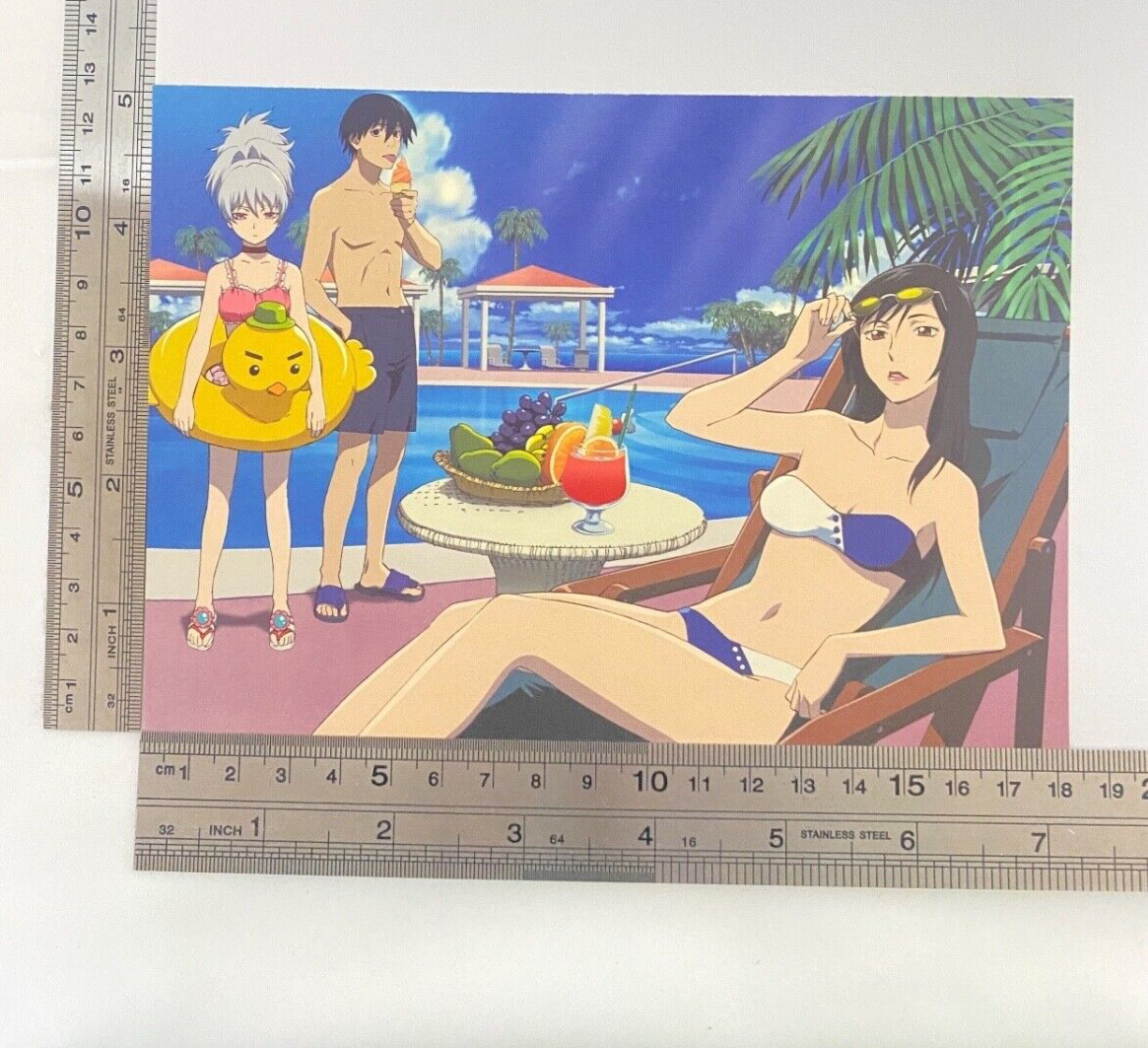 Yin Hei Misaki DARKER THAN BLACK Limited Postcard Kadokawa Summer
