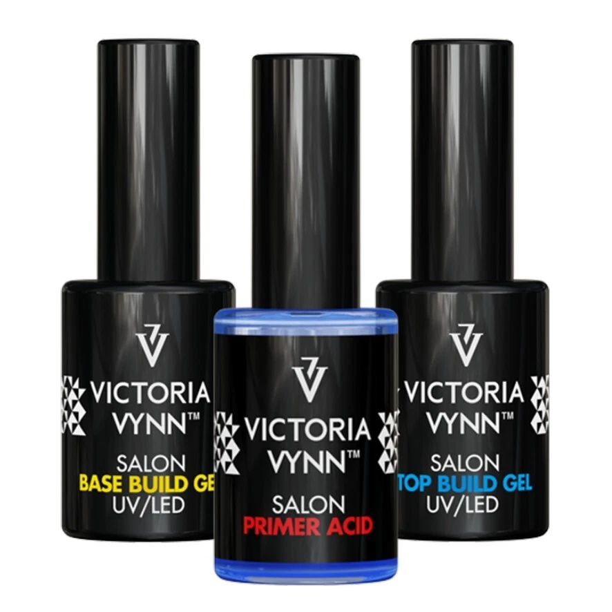 Victoria Vynn Salon UV/LED Builder Gel Base Top Coat Acid Primer Nail Extensions