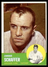 1963 Topps Jimmie Schaffer Chicago Cubs #81