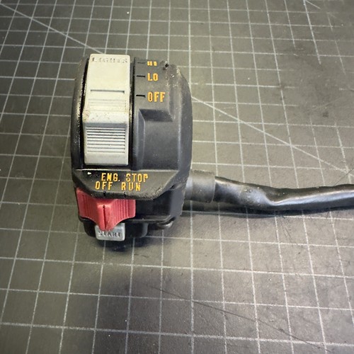 Left Handlebar Switch Start Engine Run Hi Lo Off Light Compatible - Foto 2