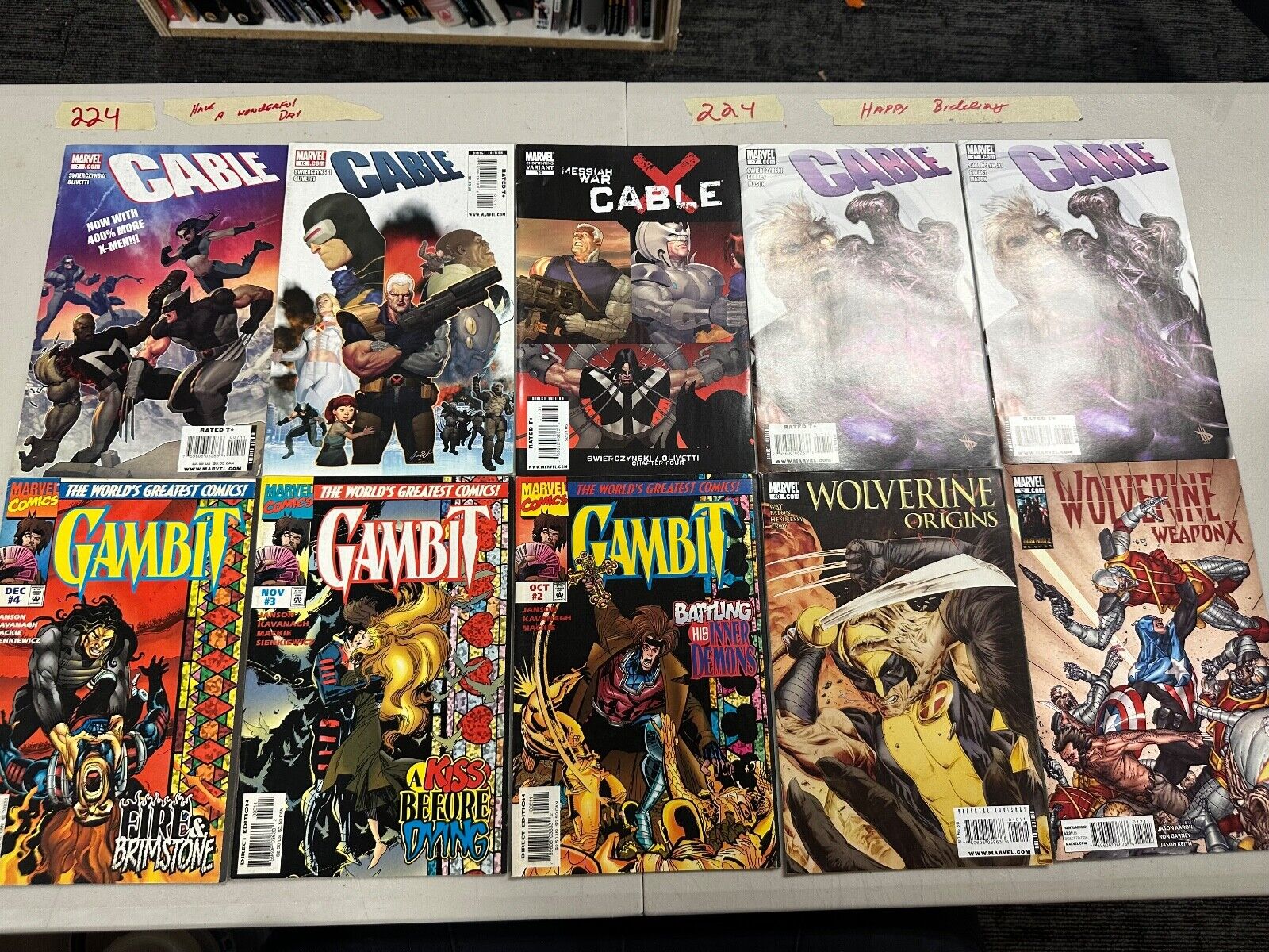 Lot of 10 Comic Lot (see pictures) 224-13
