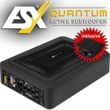 ESX QUANTUM Q168A Untersitz Aktiv-Subbox mit 200 Watt Auto-Subwoofer kompakt