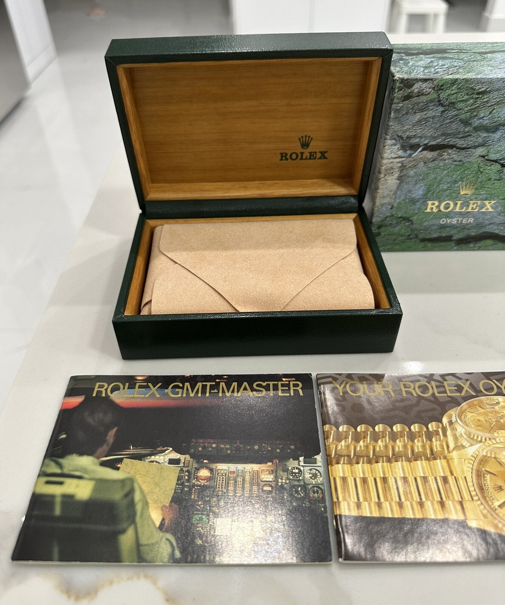 1【美品】ROLEX ロレックス 箱のみGMT-Master II用 冊子タグ付 ROLEX - 【本物保証】 箱・保付 新品同様 ロレックス ROLEX GMT