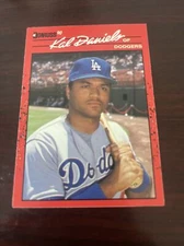 1990 Donruss Kal Daniels #432 Los Angeles Dodgers 