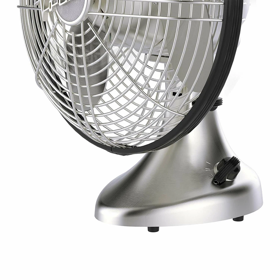 Ventilador circulador de aire oscilante vintage Vornado Silver Swan de 3 velocidades Foto 4 de 4