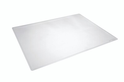 Durable DURAGLAS Clear Waterproof Non-Slip Desk Pad | 26'' x 19'' 5 Pack