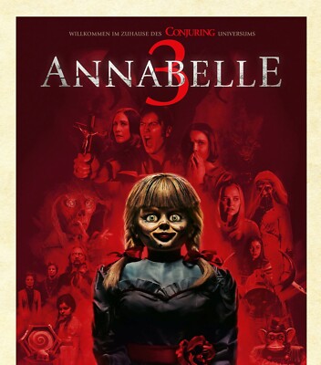 annabelle 3 drei Anabelle Filmplakat/Filmposter Kinoplakat A1 Neu