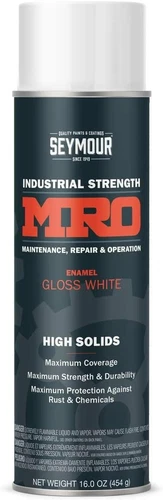 620-1413 Industrial MRO High Solids Spray Paint, Gloss White 16 Ounce (Pack Of