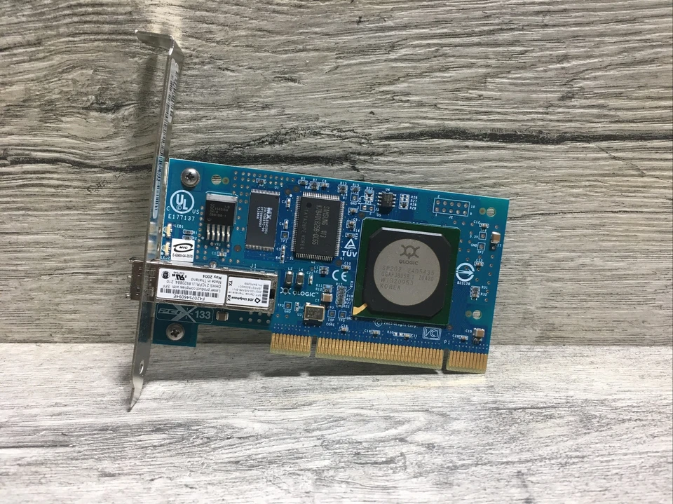 QLA200 FL0210403-24 A G7596 0G7596 2GB SINGLE PORT FIBRE PCI-X Controller #S9-14 - Image 2 of 3