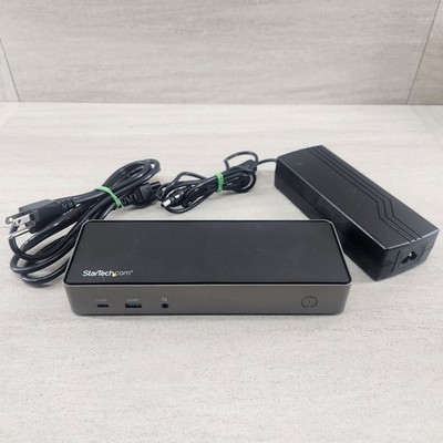 StarTech DK31C3HDPD USB-C Triple Monitor Docking Station 10Gbps w/ Power Adapter