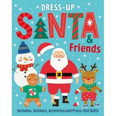 Santa and Friends: Dress-Up Stickerbuch: Activity Boo - NEU Lake Lake Press 2