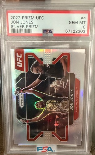2022 Panini Prizm UFC - Jon Jones #4 Silver Prizm