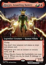 Electro, Assaulting Battery (Extended Art) EN [SPM - 260] - NM [Foil] TCG MTG