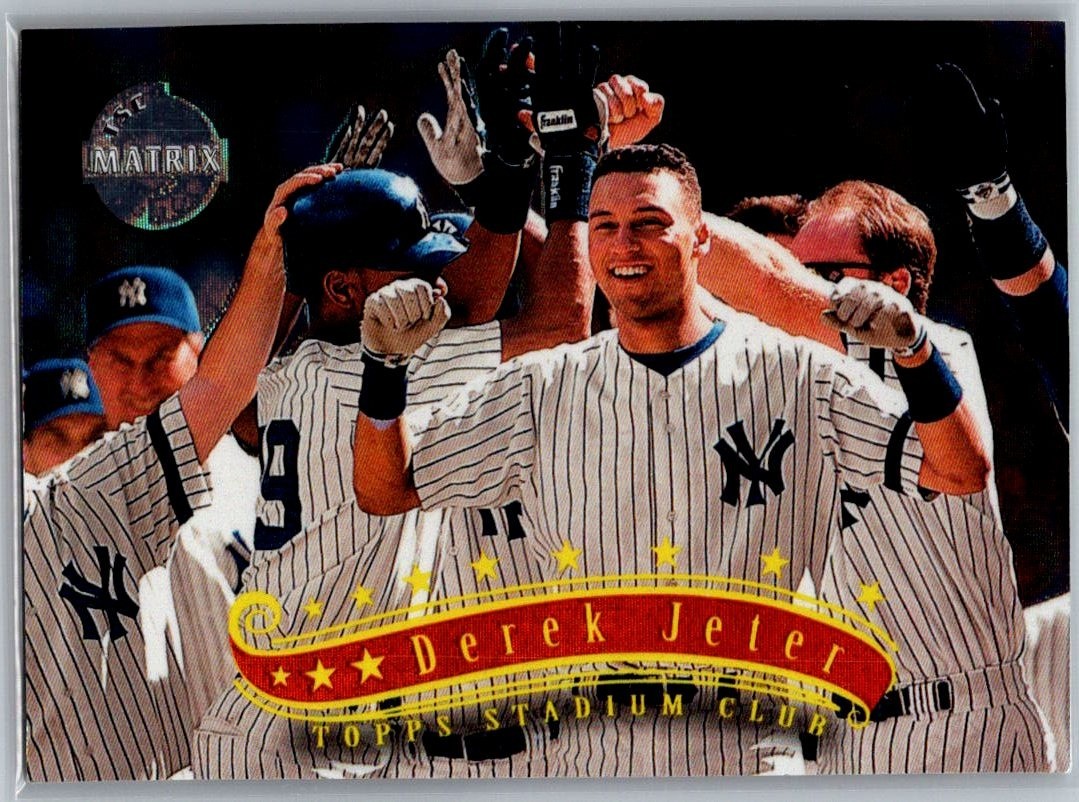 1997 Stadium Club #55 Derek Jeter TSC Matrix