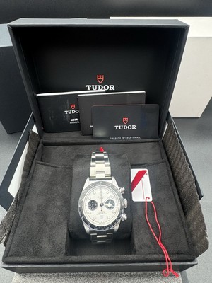2025 TUDOR Black Bay Chronograph Oyster Steel Panda White Watch