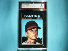 1971 TOPPS MLB BASEBALL CARD #656 GERRY NYMAN SP HI# KSA 6 EX/NM SHARP '71 TOPPS