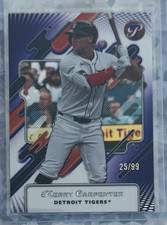 Topps 2025 Pristine Kerry Carpenter Detroit Tigers #145 Serial Numbered /99