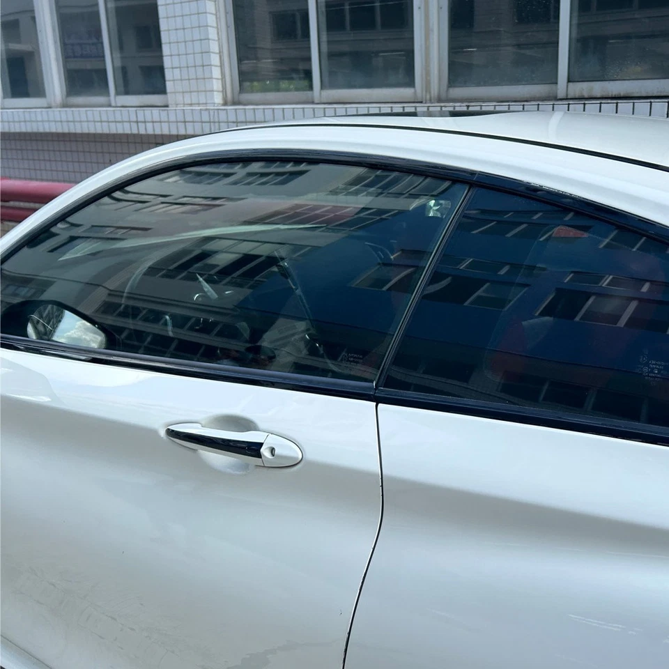 Glossy Black Chrome Delete Window Trims For Infiniti Q60 2017-2020 coupe Foto 4 de 4