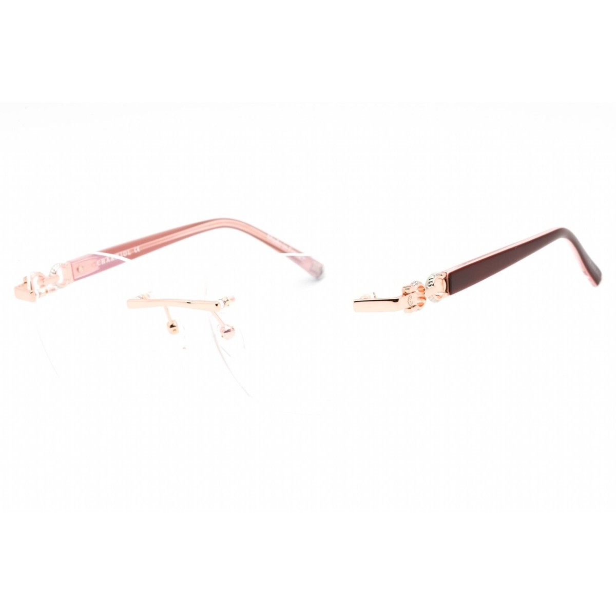 NWT Charriol PC71061-C03 55mm Shiny Pink Gold Eyeglasses Charriol Eyeglass Frames & Frames for Glasses - Walmart.com main image 2