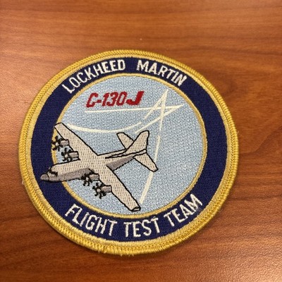 RARE Lockheed Martin C-130J Super Hercules Flight Test Team Patch