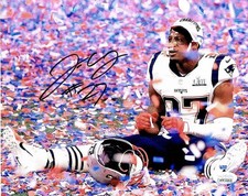JC JACKSON SIGNED 8x10 PHOTO AUTOGRAPHED NEW ENGLAND PATRIOTS FOOTBALL COA