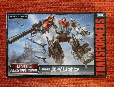 Takara Transformers Unite Warrior UW-01 Superion MIB + Perfect Effect + Extras