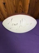 TONY DUNGY SIGNED FOOTBALL NFL INDIANAPOLIS COLTS WILSON WHITE PANEL