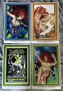 Mike Wolfer Widow Ragdoll Bathory Kickstarter Signed Numbered Print Set 10/25