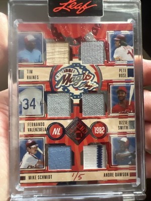 2025 Fernando Valenzuela, Pete Rose, Time Raines, Ozzie Smith, Mike schmidt, 