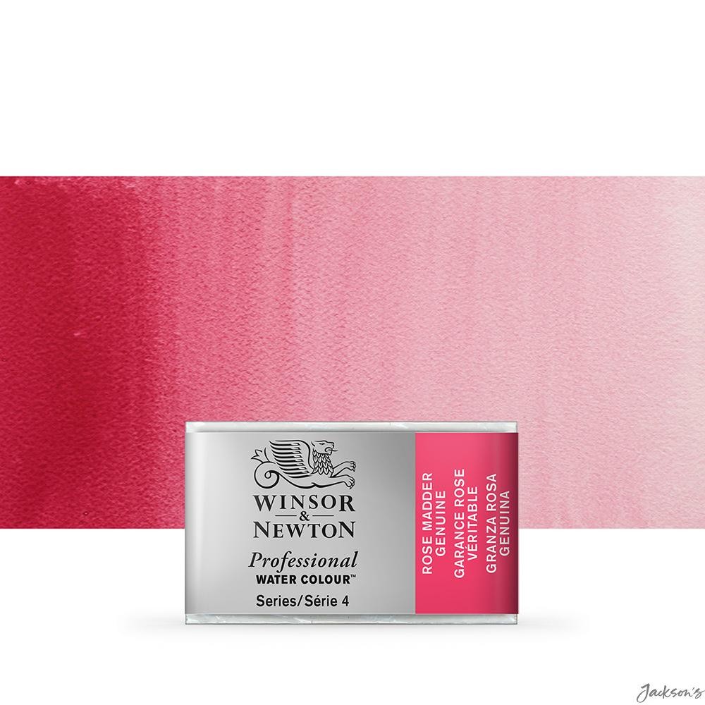 Winsor & Newton Professional Watercolour Full Pan Rose Madder Genuine Paint C...
