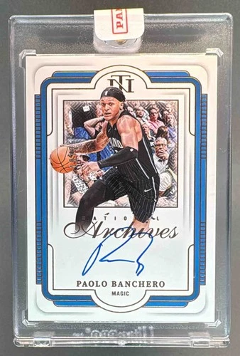 Paolo Banchero 2024 National Treasures Bronze Archives Ink Auto 18/25