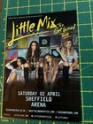 Little Mix 8” X 6” Concert Flyer Poster Original Sheffield UK RARE & COLLECTABLE — photo 3