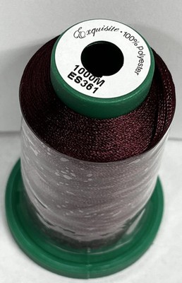 Esquisite ES261 1000 Meter 100% Polyester Color ES361 Dark Maroon