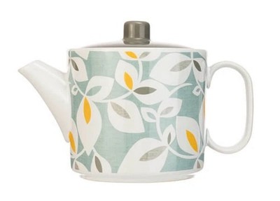 Catherine Lansfield schöne Inga Floral Designer Teekanne 900ml Brandneu mit Etikett NEU Etikett