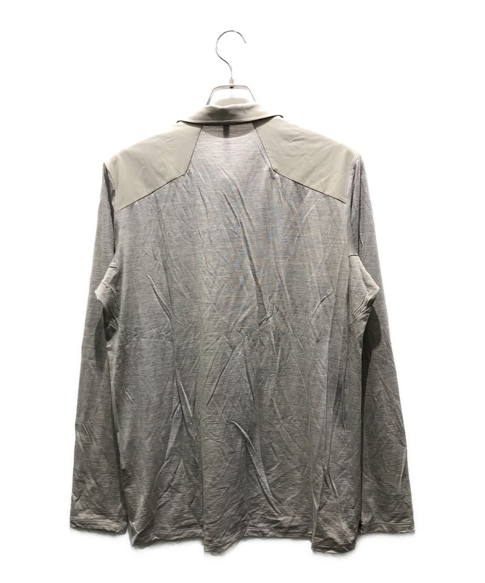 ARC'TERYX VEILANCE Frame Long Sleeve Polo X000007226 Size: M Gray