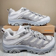 Merrell Moab 3 Stitch Birch Gray Hiking Shoe Mens Size 12 New