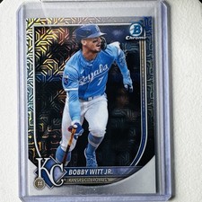 2025 Bowman Chrome - Bobby Witt Jr. #7 Mega Box Mojo Refractor