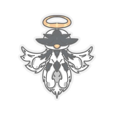 Angel Crow Harpy Illustration Sticker | Kiss-Cut Sticker