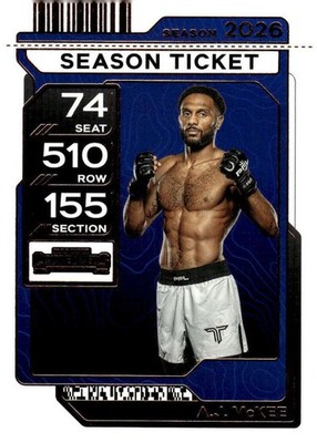 A.J. MCKEE 2026 Panini Contenders PFL Season Ticket #38 MMA  ID:178532