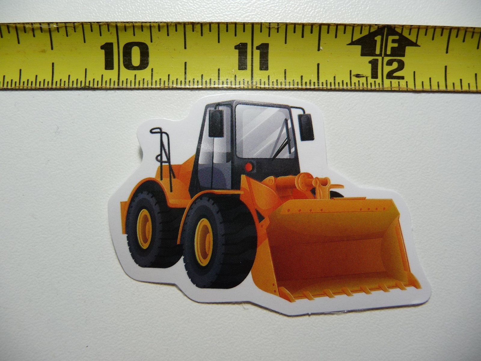 Heavy Equipment Front End Loader Sticker Decal for Construction Machinery Drivers
