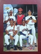 1993 Upper Deck Teammates Belle, Alomar Jr., Thome, Baerga, Lofton - Indians #45
